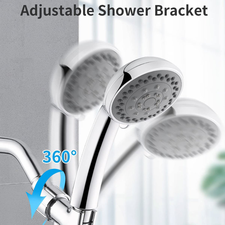 LUXESIT Massage/Jet Handheld Shower Head 1.5 GPM GPM Wayfair Canada